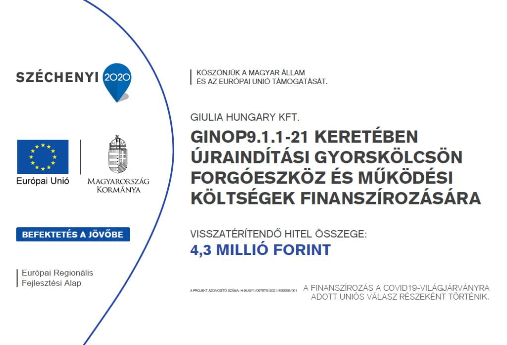 Támogatás 1 Ginop Giulia